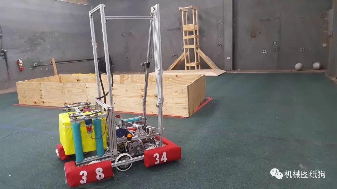 【机器人】FRC2018 3834号机器人车三维建模图纸 x_t格式