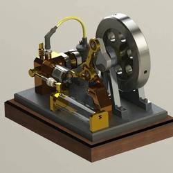 【发动机电机】阿特金森4冲程发动机图纸 内燃机引擎设计 SolidWorks格式 IGS