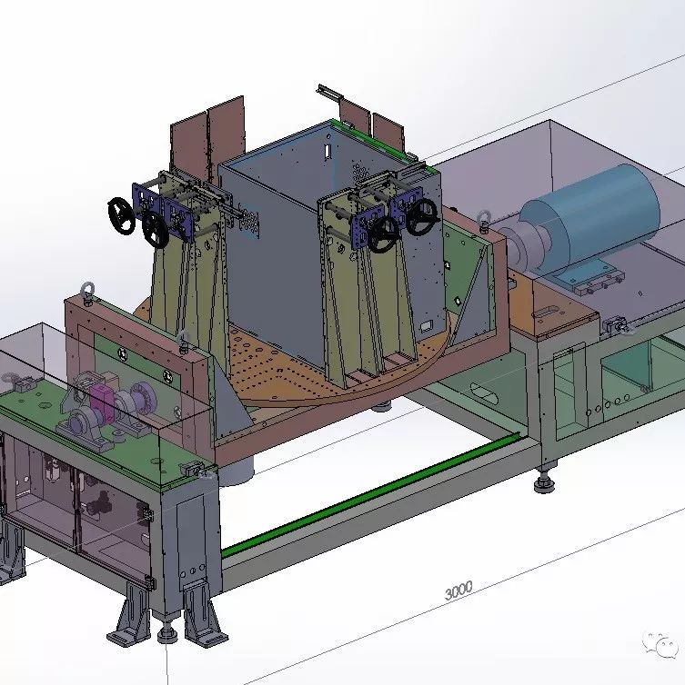 【非标数模】焊接变位机3D模型图纸 Solidworks设计