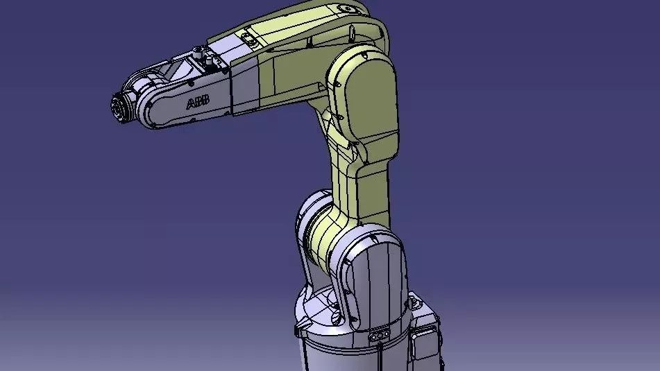 【机器人】ABB机器人 IRB 1200外形3D模型图纸 STEP格式