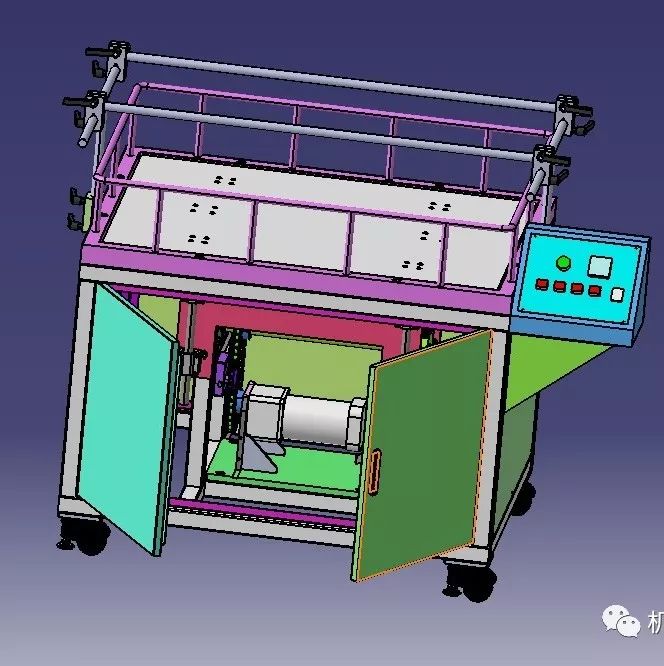 【非标数模】50mm跌落试验台3D模型图纸 STEP格式