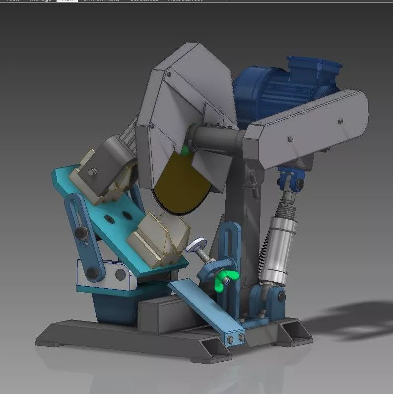 【工程机械】Tube Cutting Machine切管机3D模型图纸 INVENTOR设计