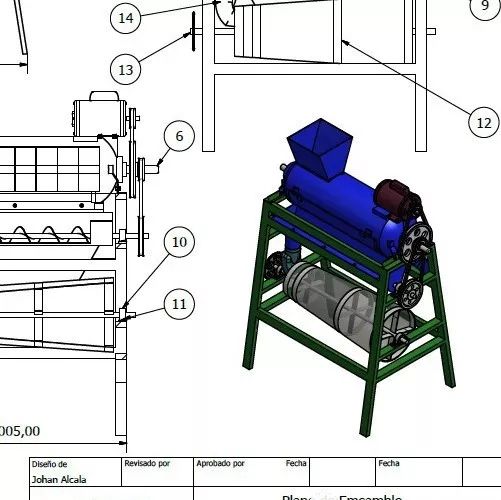 【农业机械】玉米粒筛选机3D模型图纸 INVENTOR设计