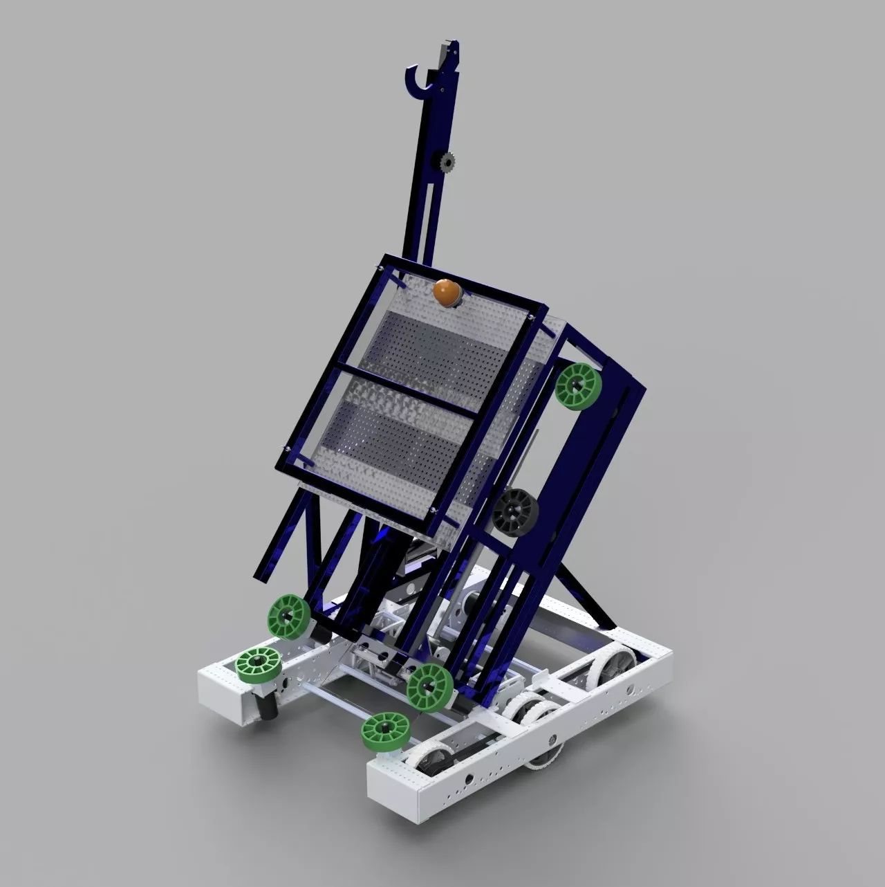 【机器人】FRC 2018 4377号机器人车3D模型图纸 STEP格式