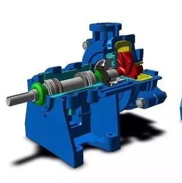 【泵缸阀杆】Centrifugal Pump离心泵3D模型图纸 STP格式