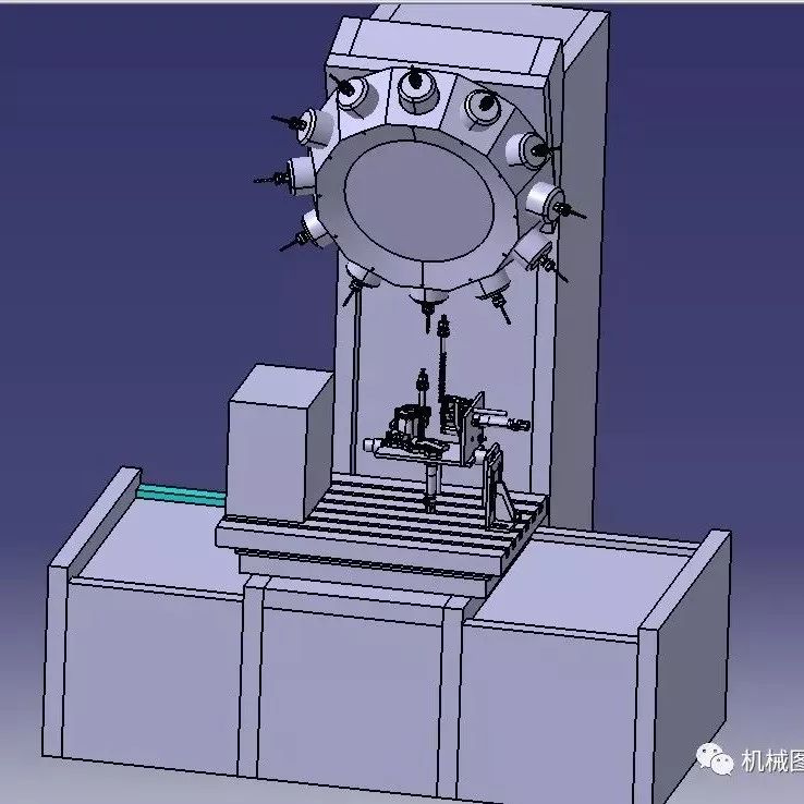 【工程机械】现代化数控机床核心部件3D模型图纸 STP格式