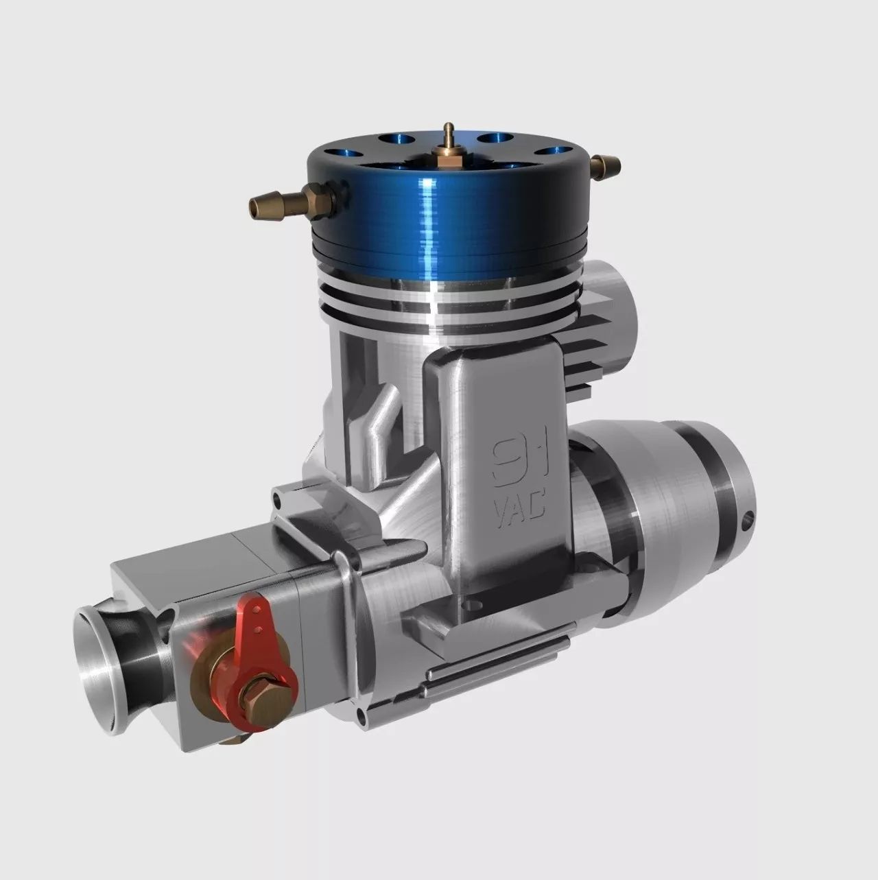【发动机电机】RC遥控车CMB引擎3D图纸 SolidWorks设计 Proe IGS STEP 