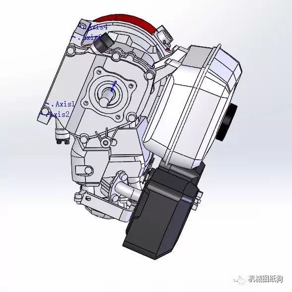 【发动机电机】本田Honda gx200发动机模型外壳3D图纸 SolidWorks设计 