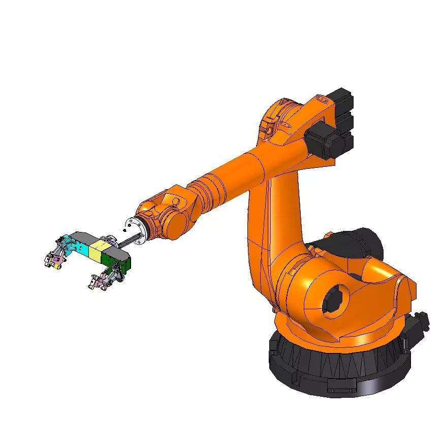 【机器人】21爪机器人机械臂3D模型图纸 STP格式