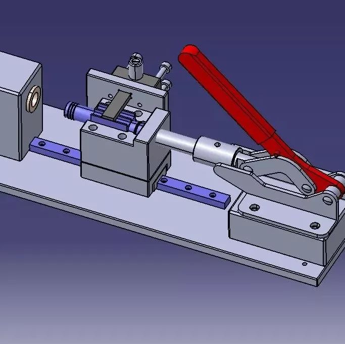 【工程机械】皮套组装夹具3D数模图纸 IGS格式