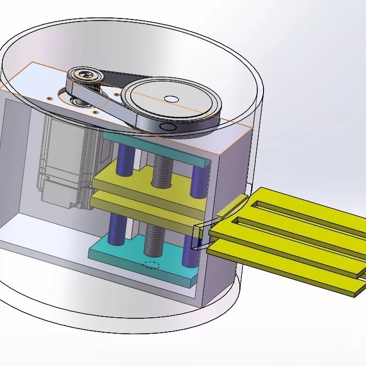 【工程机械】柔性夹具（夹书系统）3D模型图纸 Solidworks设计
