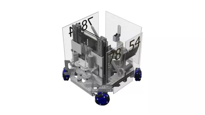 【机器人】FTC 7854机器人车3D模型图纸 STP格式