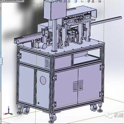 【非标数模】电子元器件性能检测机3D模型图纸 Solidworks设计