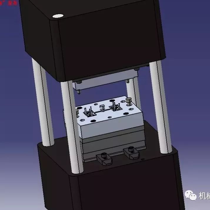 【工程机械】数控模具冲床3D模型图纸 IGS格式
