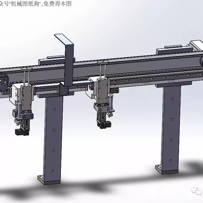 【非标数模】同步倍数搬运机械手机构3D模型图纸 Solidworks设计