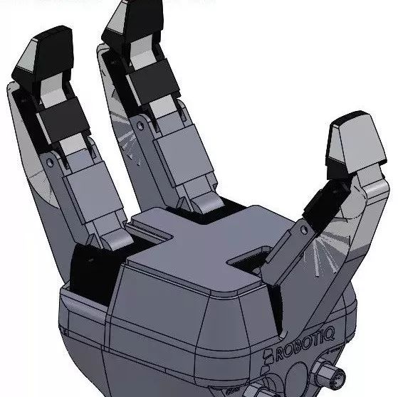 【机器人】Robotiq 3指机械手3D模型图纸 STEP格式