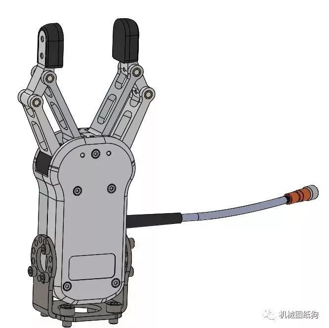 【机器人】Onrobot RG2 2指机械手3D模型图纸 STEP格式