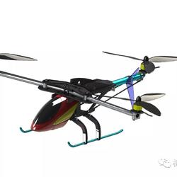 【飞行模型】自制三旋翼直升飞机图纸 SolidWorks设计 STEP格式 RC玩具建模