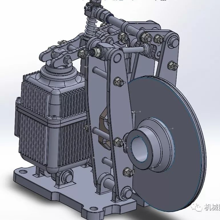 【工程机械】工业制动器模型3D图纸 Solidworks设计