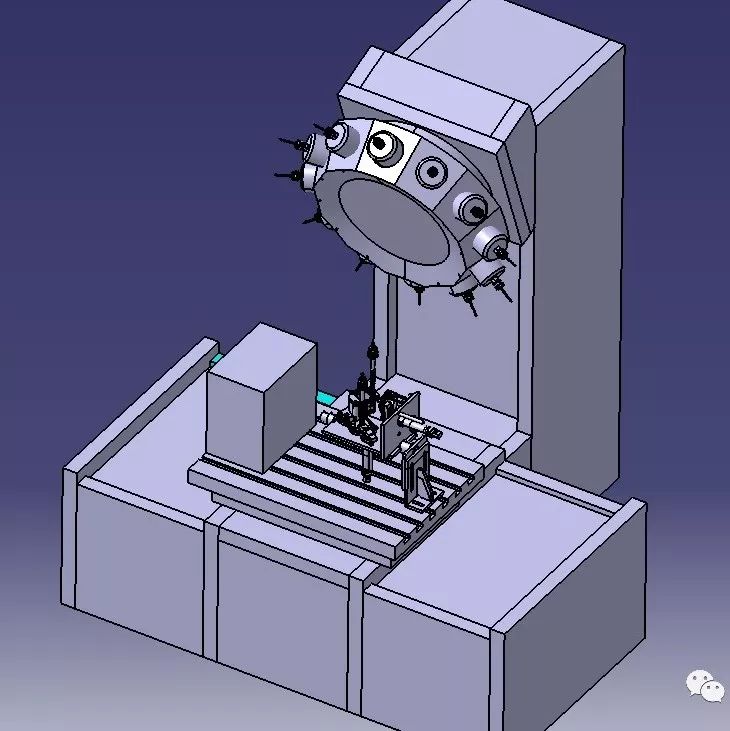 【非标数模】现代化数控机床简易3D模型图纸 STP格式