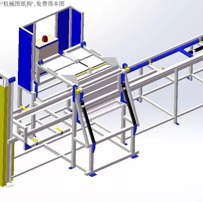 【非标数模】全自动烫金机设备3D模型图纸 Solidworks设计