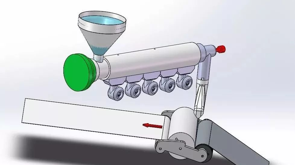 【非标数模】塑料薄膜挤出机结构模型3D图纸 Solidworks设计