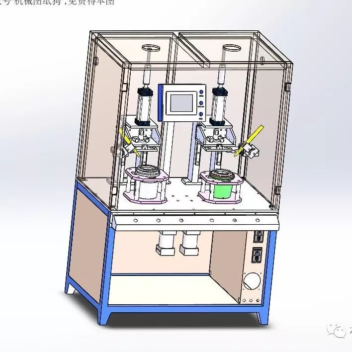 【非标数模】氩弧焊自动焊接机3D模型图纸 Solidworks设计