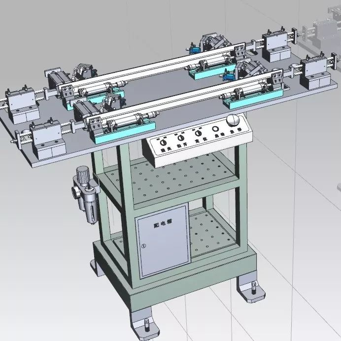 【工程机械】激光焊接气动工装夹具3D模型图纸 UG设计