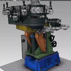【非标数模】制药工业自动装料机3D模型图纸 STEP格式