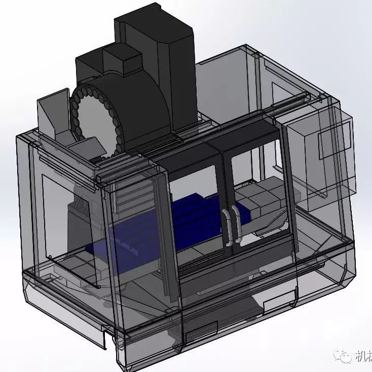 【工程机械】HASS数控机床3D模型图纸 Solidworks设计