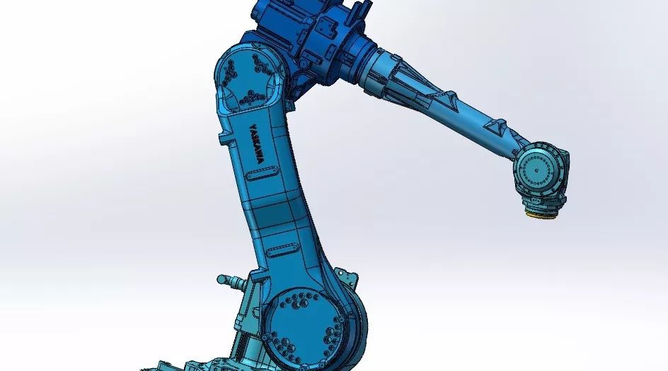 【机器人】MH50安川机器人模型3D图纸 Solidworks设计