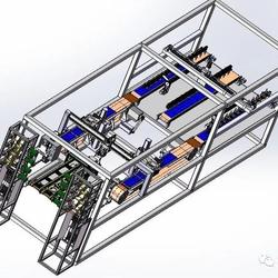 【非标数模】非标自动化太阳能串焊机3D模型 Solidworks设计