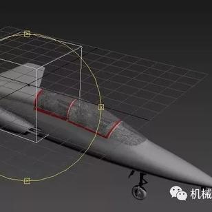 【飞行模型】Northrop T-38 Talon教练机模型3D图纸 3dsMax设计 