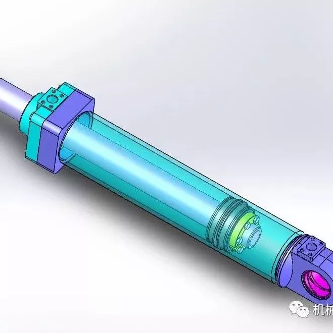 【泵缸阀杆】提升液压缸模型3D图纸 Solidworks设计