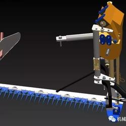 【农业机械】侧挂式割草机模型3D图纸 Solidworks设计