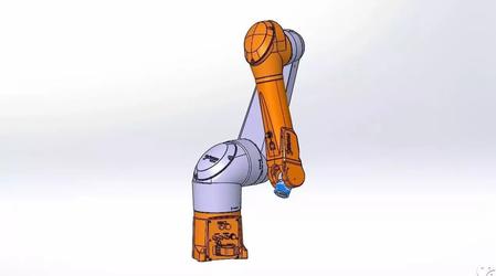 【机器人】Staubli tx90工业机械臂外观模型3D图纸 Solidworks设计