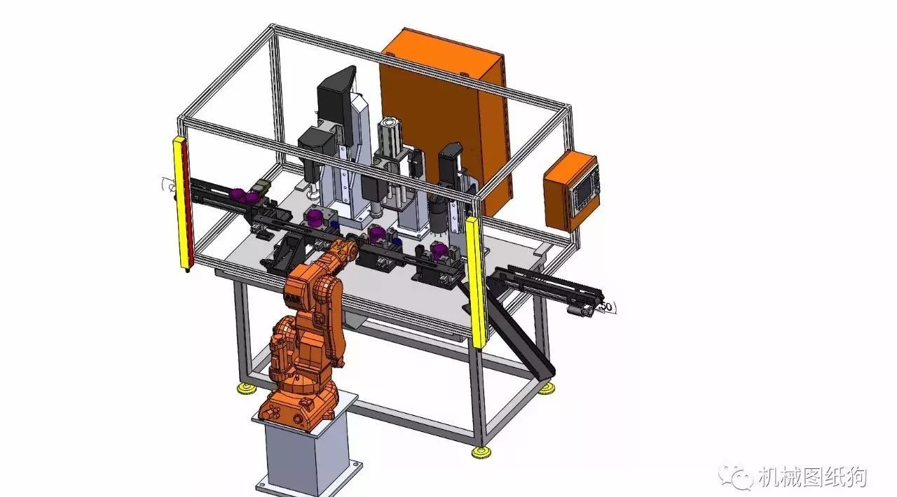 【非标数模】球窝接头检验机3D图纸 Solidworks设计 附STEP