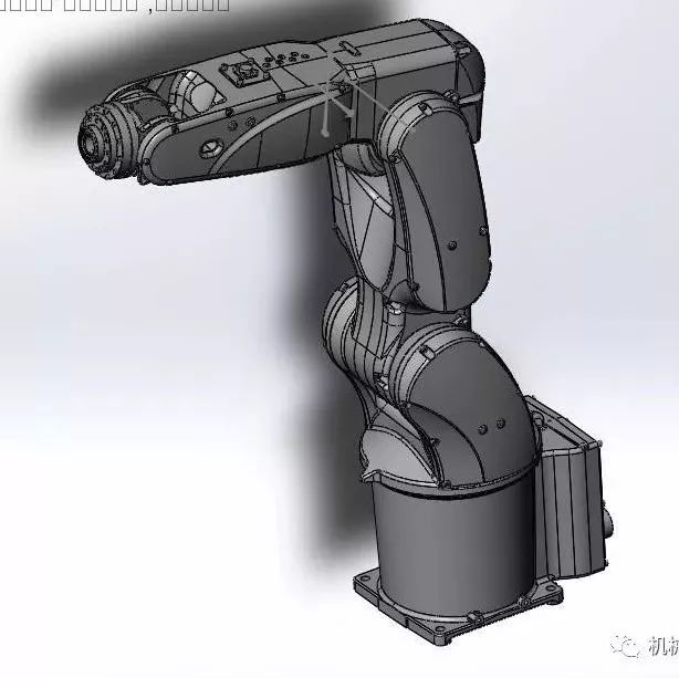 【机器人】那智不二越MZ07六轴机器人3D模型 Solidworks设计