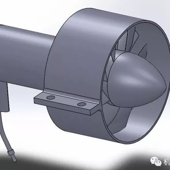 【工程机械】90mm电动涵道螺旋桨3D图纸 SLDPRT格式
