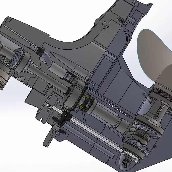 【海洋船舶】游艇艉机游艇螺旋桨图纸 SolidWorks设计