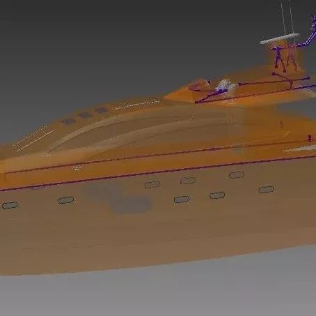 【海洋船舶】Sunseeker Predator 84 豪华游艇设计图纸 Rhino建模 