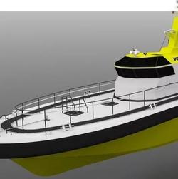 【海洋船舶】27m引航艇设计图纸 Rhino 3dm格式 引水船3D建模