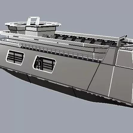 【海洋船舶】大型人车渡轮3D图纸 Rhino设计 3dm格式