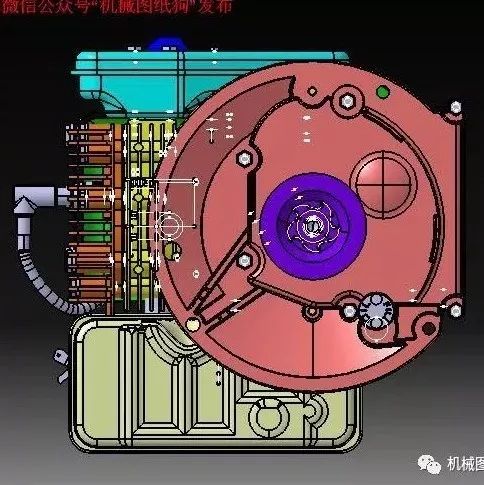 【发动机电机】Moyer 2k12发动机模型3D图纸 STP格式