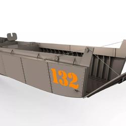 【海洋船舶】LCVP登陆艇3D图纸 rhino设计 附STP格式