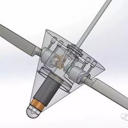 【海洋船舶】可调距螺旋桨3D图纸 SolidWorks2014设计 船舶艉机可变距螺旋桨图