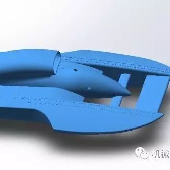 【海洋船舶】水上滑艇模型3D图纸 stp igs等格式 RC遥控艇三维建模