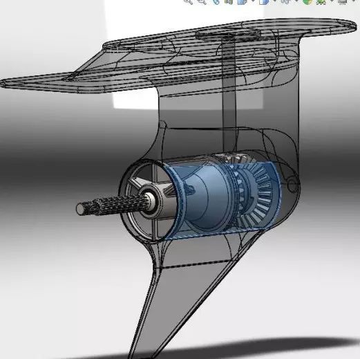 【海洋船舶】外置船舶动力系统齿轮箱3D图纸 SOLIDWORKS设计 X_T STP IGS格式