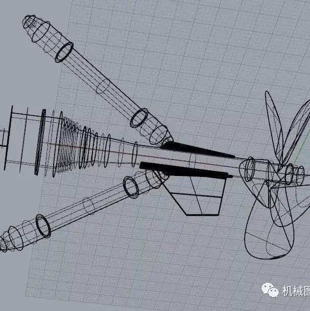 【海洋船舶】Arneson船舶驱动器草图3D图纸 Rhino设计