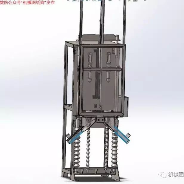 【非标数模】非标钻孔机设备3D模型 Solidworks设计